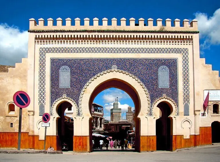 Bab Boujloud, the blue-tiled gate into Fes el Bali